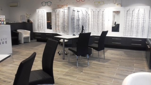 Relooking agencement magasin lunette aprs